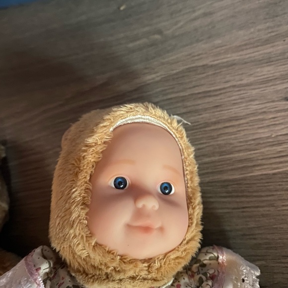 Anne Geddes Charming Brown Plush Doll Trio - Picture 4 of 6